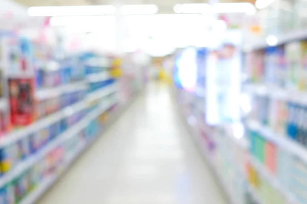 Абстрактний розмитий супермаркет боке сучасна торгівля — стокове фото