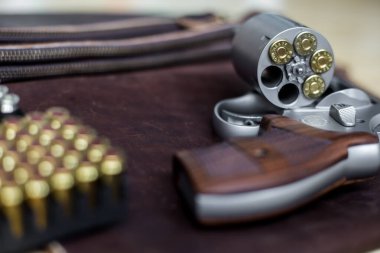 .Mermi ile 44 magnum tabanca tabanca