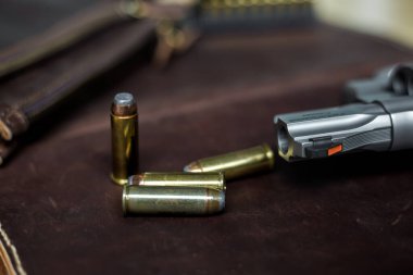 .Mermi ile 44 magnum tabanca tabanca