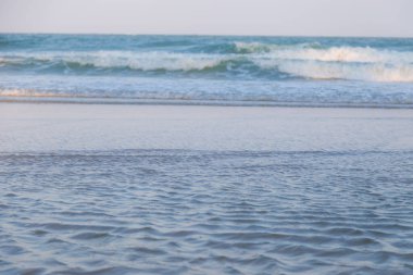 Deniz plaj dalga günbatımı akşam gökyüzü