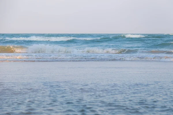 Sea beach wave sunset evening sky — Stock Photo, Image