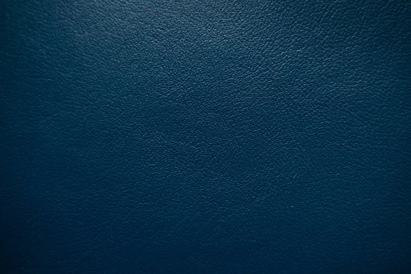 Originální modrá kůže plnozrnná textura zblízka — Stock fotografie
