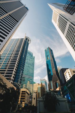 Modern ofis binaları, gökdelen iş ofis Windows