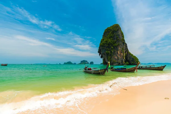 Rock Island Turquoise Andaman Sea Krabi Thailand — Stock Photo, Image