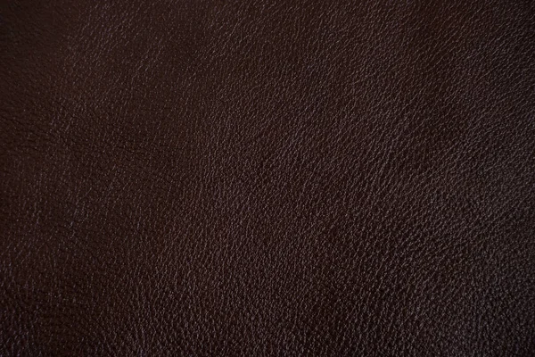 Originální Tmavě Hnědé Plnozrnné Kůže Textury Dekoratoin Pozadí — Stock fotografie
