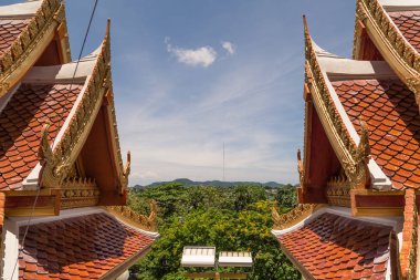 Phuket, Tayland, Asya 'da Wat Chaitharam veya Wat Chalong Tapınağı