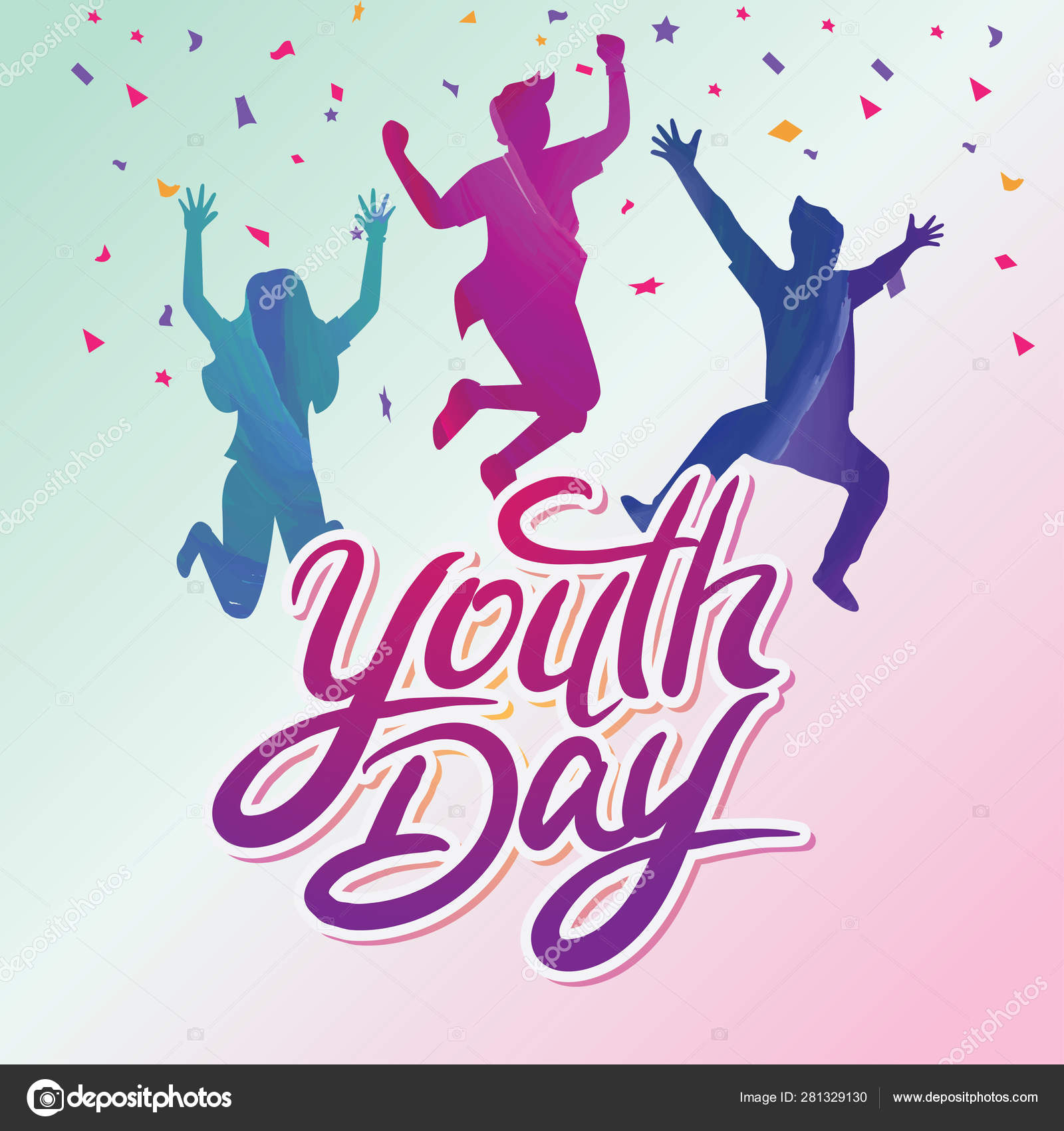 International Youth Day Poster Banner Vector Illustration Vector Image By C Sumle Vector Stock International Youth Day Poster Banner Vector Illustration Vector Image By C Sumle Vector Stock