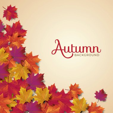 Sonbahar arka plan düzeni