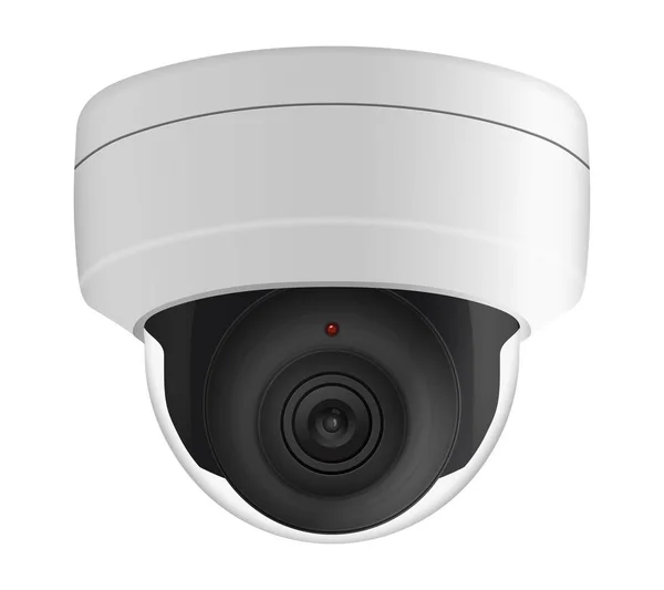 CCTV kamera. Güvenlik gözetim sistem. İllüstrasyon izole vektör