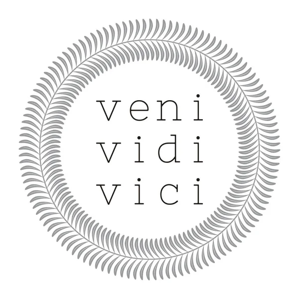 Veni Vidi Vici. Latince Alıntı Posteri. Tercümesi: Geldim, gördüm, fethettim. İlham verici Alıntı