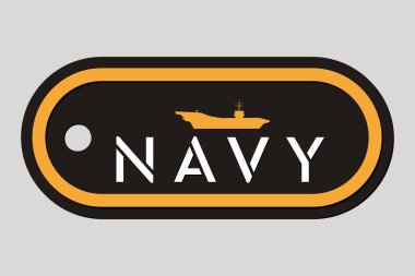 Askeri Jeton. Donanma amblemi. Ordu rozeti. Askeri Modeller, Gömlekler ve Tişörtler İçin Tasarım Elemanları