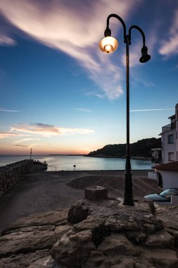 Roc de Sant Gaieta liman manzarası