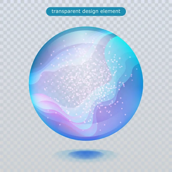 Water rain drop isolated on transparent background. Water bubble or glass surface ball for your design.