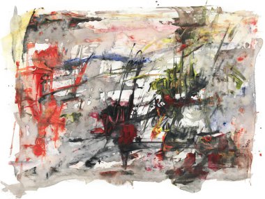 Doğal motifi, soyut akrilik sanat arka plan boyama