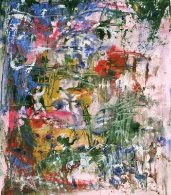 Işıklar ve gölgeler, soyut boyama