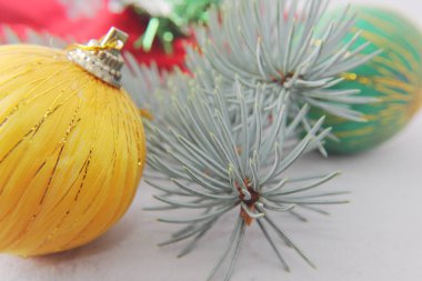 Noel ve Yeni Yıl ruh renkleri. 