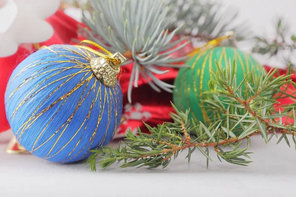 Los colores de la Navidad y el humor de Año Nuevo . — Foto de Stock