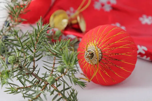 Farben von Weihnachten und Neujahrsstimmung. — Stockfoto