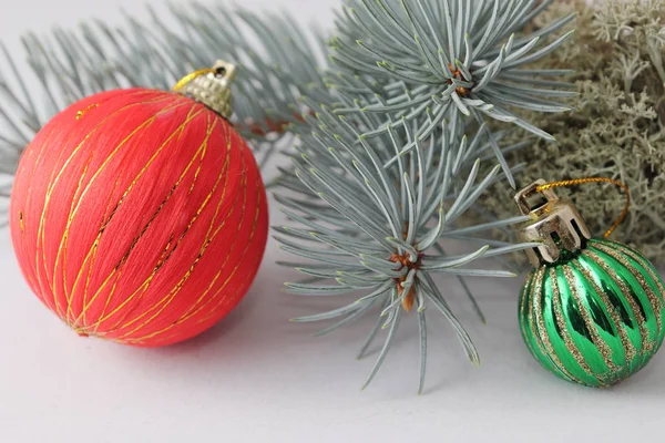 Los colores de la Navidad y el humor de Año Nuevo . — Foto de Stock