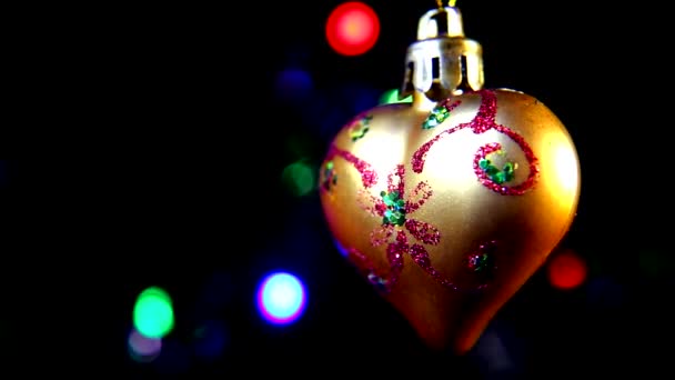 Jul och nyår humör — Stockvideo