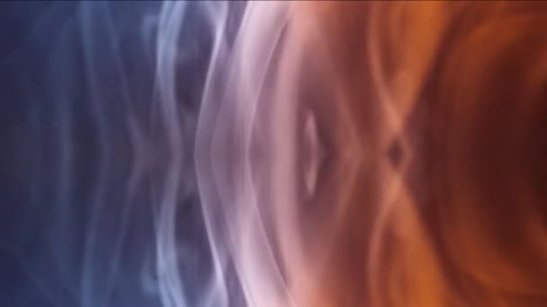 Psykedelisk Färgad Fantasi Trevliga Erotiska Hallucinationer Intricate Flygning Färgad Rök — Stockvideo