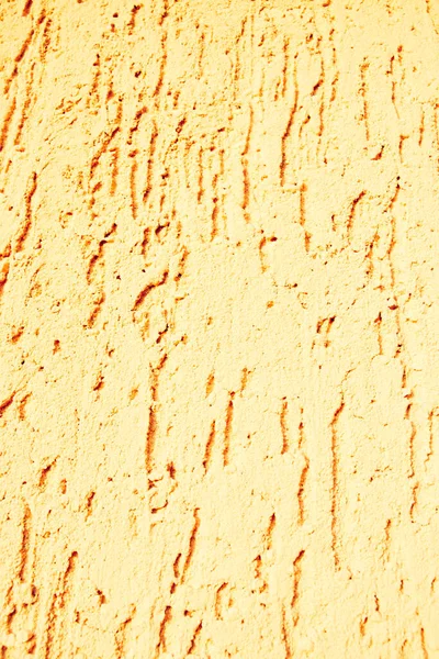 Yeso Texturizado Amarillo Una Pared Enlucida Golpes Unidireccionales Profundos Yeso — Foto de Stock