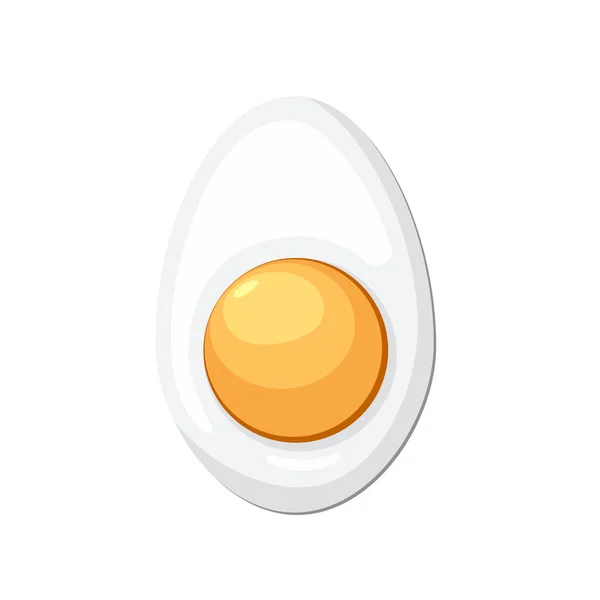 Γελοιογραφία αυγό απομονωμένες — Διανυσματικό Αρχείο