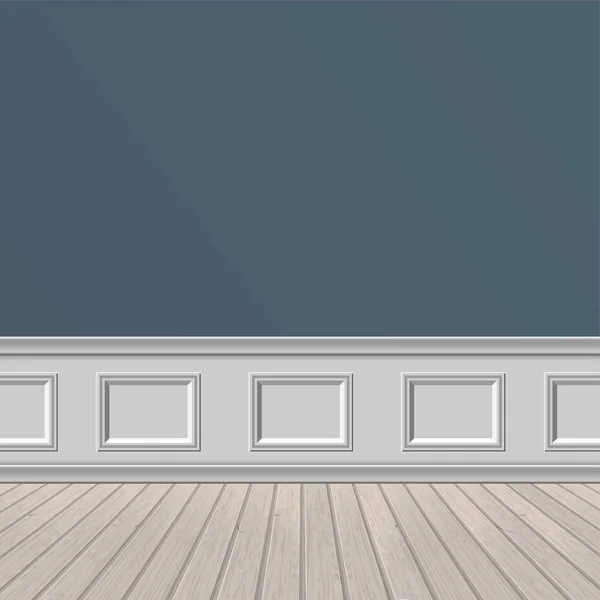 Mur et plancher en bois — Image vectorielle