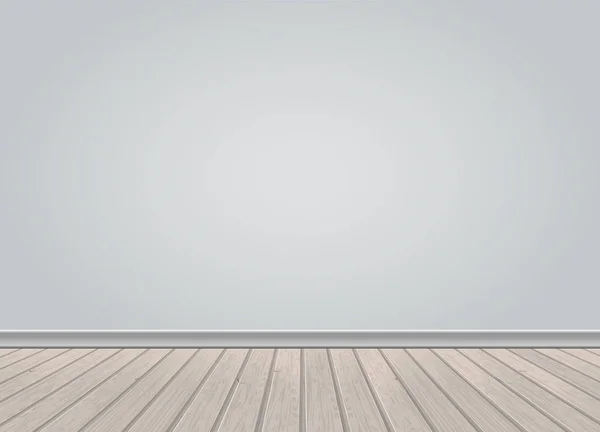 Τοίχο και ξύλινο πάτωμα — Διανυσματικό Αρχείο
