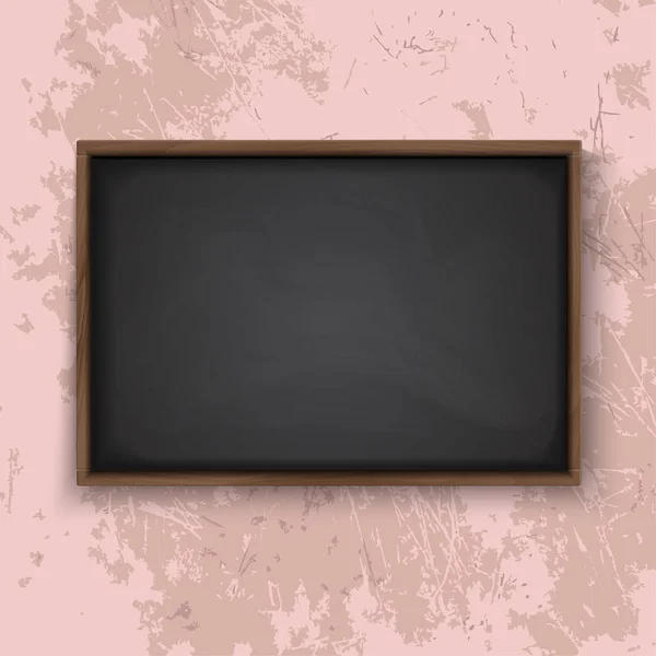 Blackboard on the wall — Stock Vector