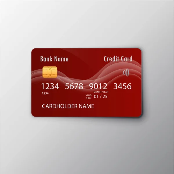 Kreditkartenabbildung — Stockvektor