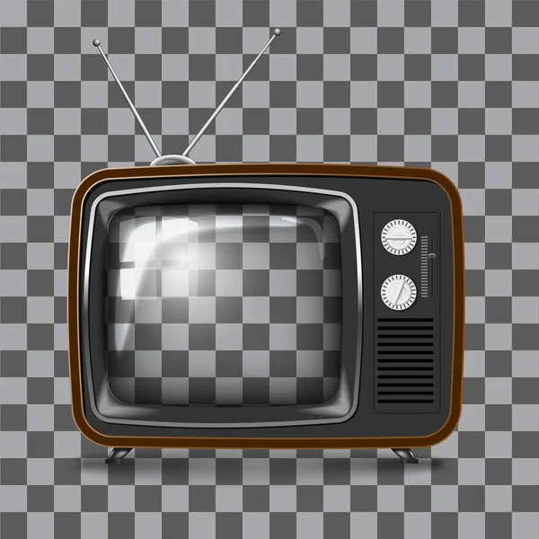 Vector retrô tv — Vetor de Stock