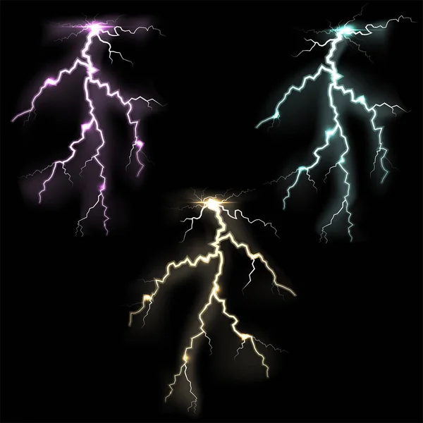 Blitzlichtgewitter — Stockvektor