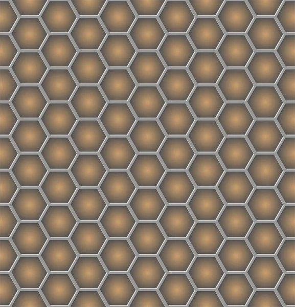 벌집 원활한 패턴 — 스톡 벡터