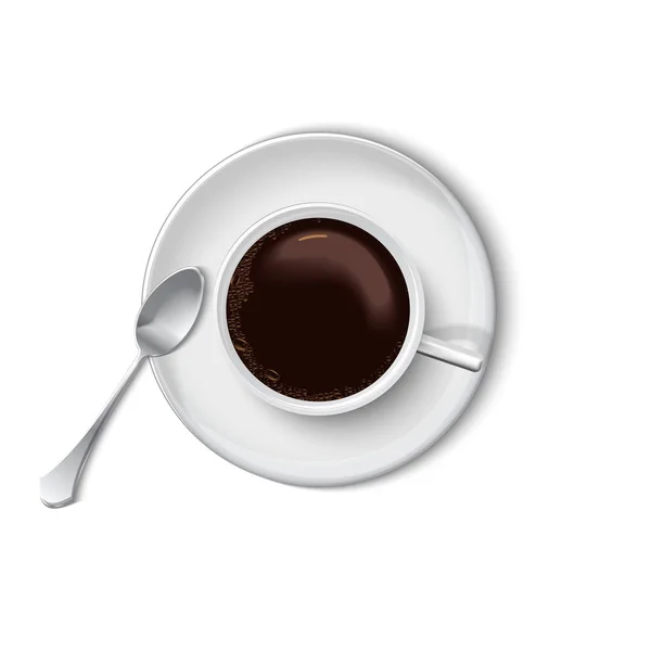 コーヒー一杯 — ストックベクタ