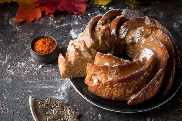 Tort de casă Bundt — Fotografie, imagine de stoc