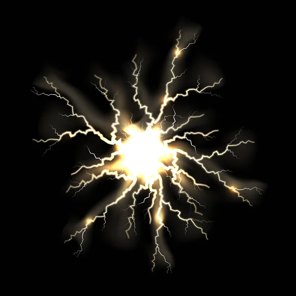 Explosion d'éclatement léger — Image vectorielle
