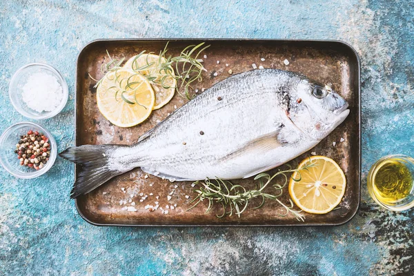 Dorado fresco não cozido — Fotografia de Stock