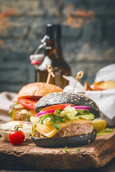 Burger de boeuf classique — Photo