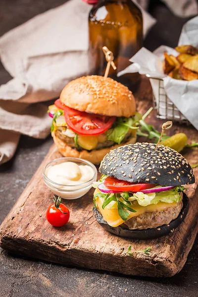 Burger de boeuf classique — Photo