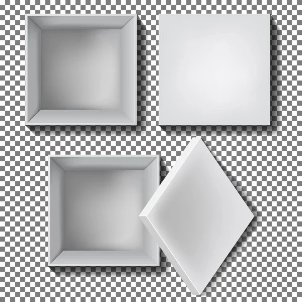 白色的盒子矢量 — 图库矢量图片