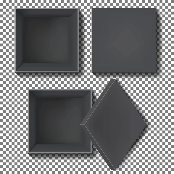 Boîte noire vecteur — Image vectorielle