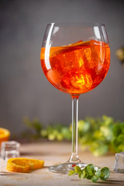 Aperol coquetel de spritz — Fotografia de Stock