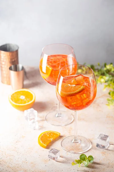 Aperol coquetel de spritz — Fotografia de Stock