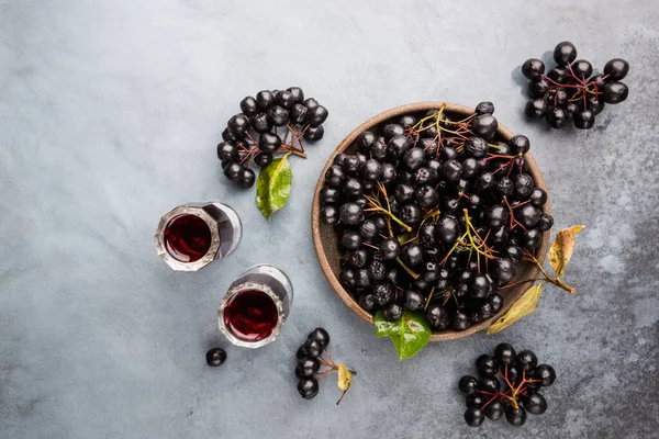 Chokeberry, bobule aronie. — Stock fotografie