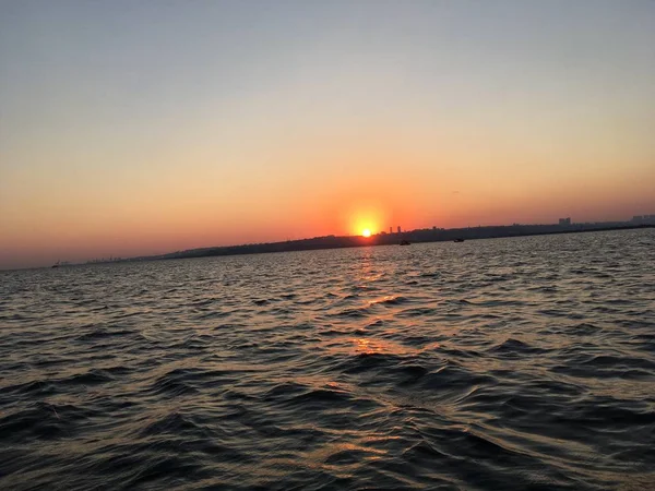 Eceabat Pier Sunrise Canakkale Turquia — Fotografia de Stock