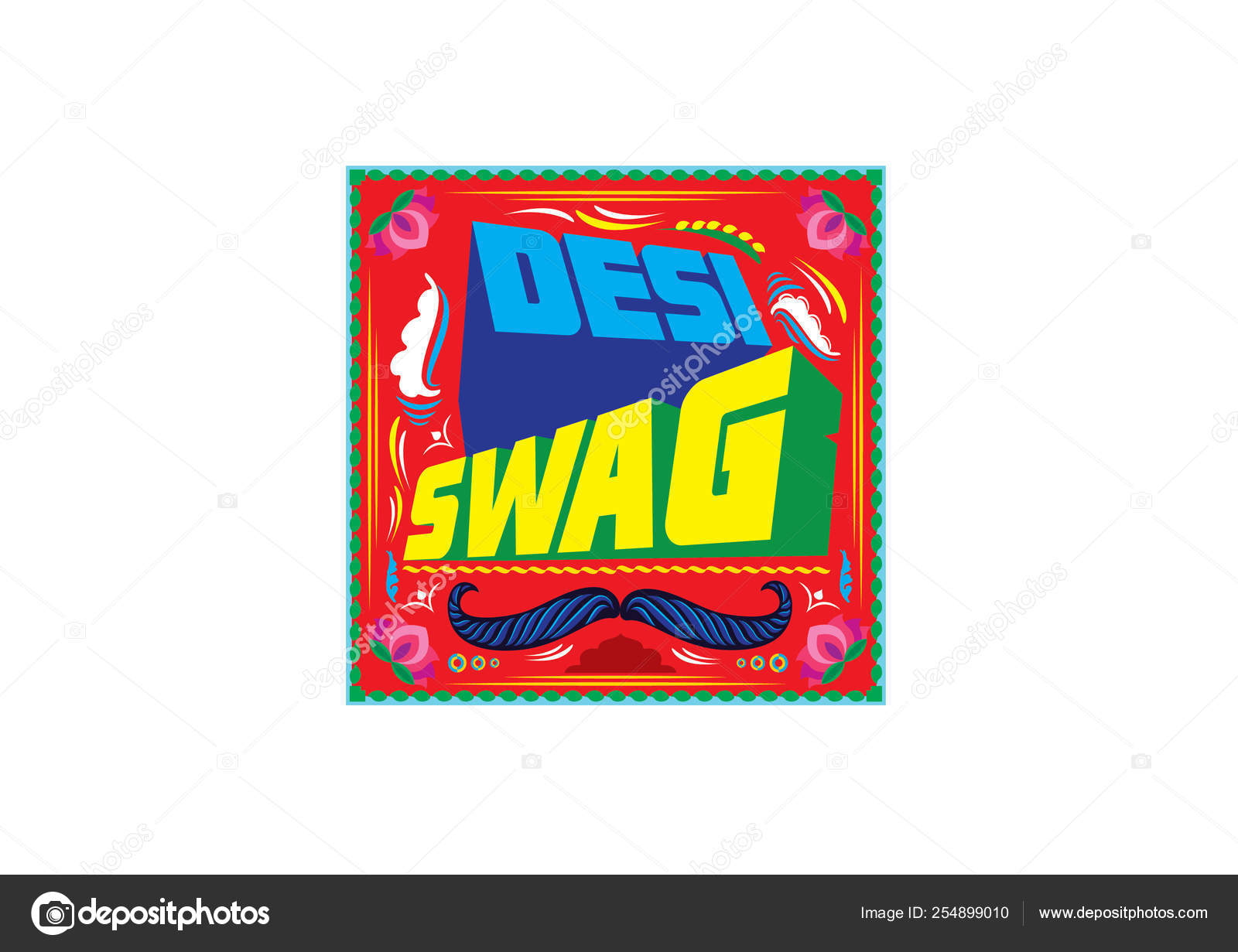 Desi swag vector — Stock Vector © dvsk 254899010