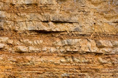 Dolomite taş ocağındaki kayaların arka planı