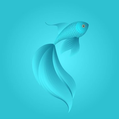 soyut tropikal balık.