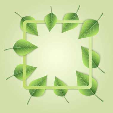 Gerçekçi vektör yaprakları